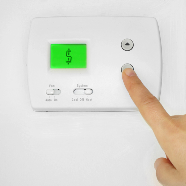 Digital Display Thermostat Dollar Sign