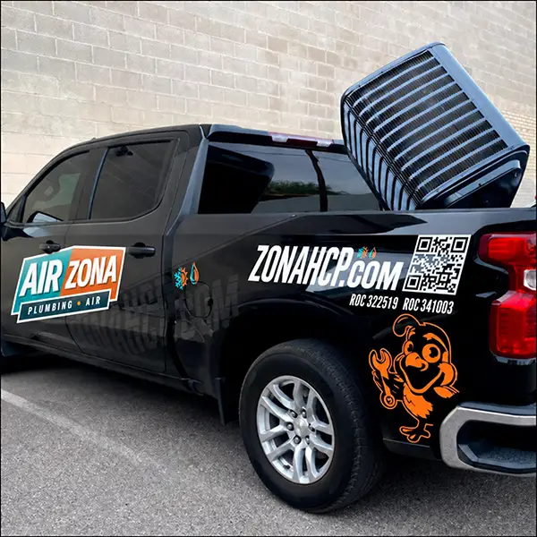 AirZona Management Truck with AC Unit in Bed AirZona Management Truck with AC Unit in Bed