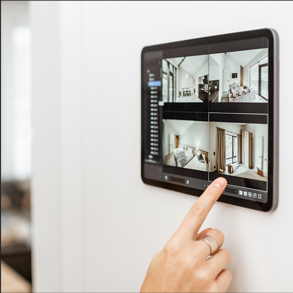 Home Security Mounted Tablet Control