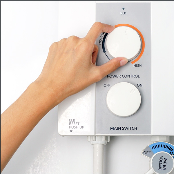 Tankless Water Heater Control Panel