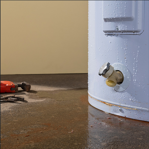 Leaking Damaged or Burst Electric Water Heater