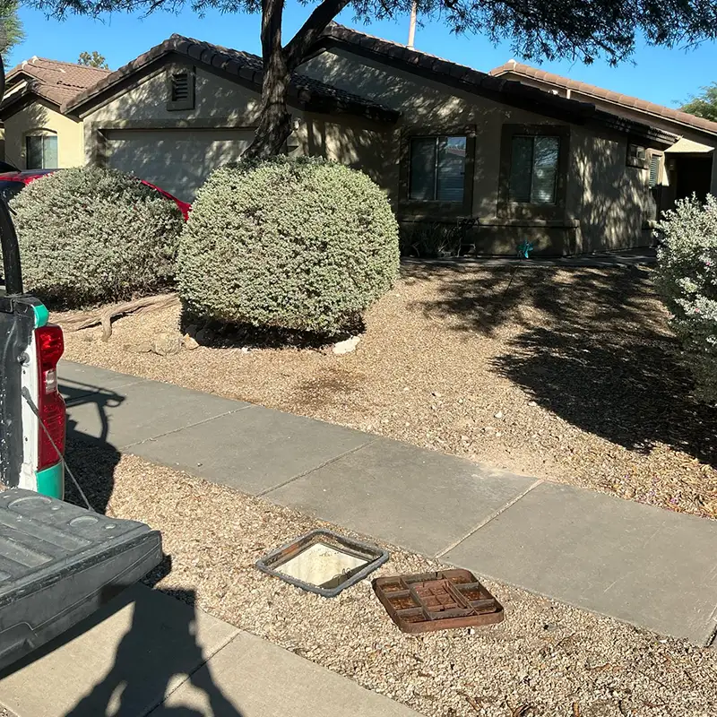 Fixing Water Main Leak Airzona