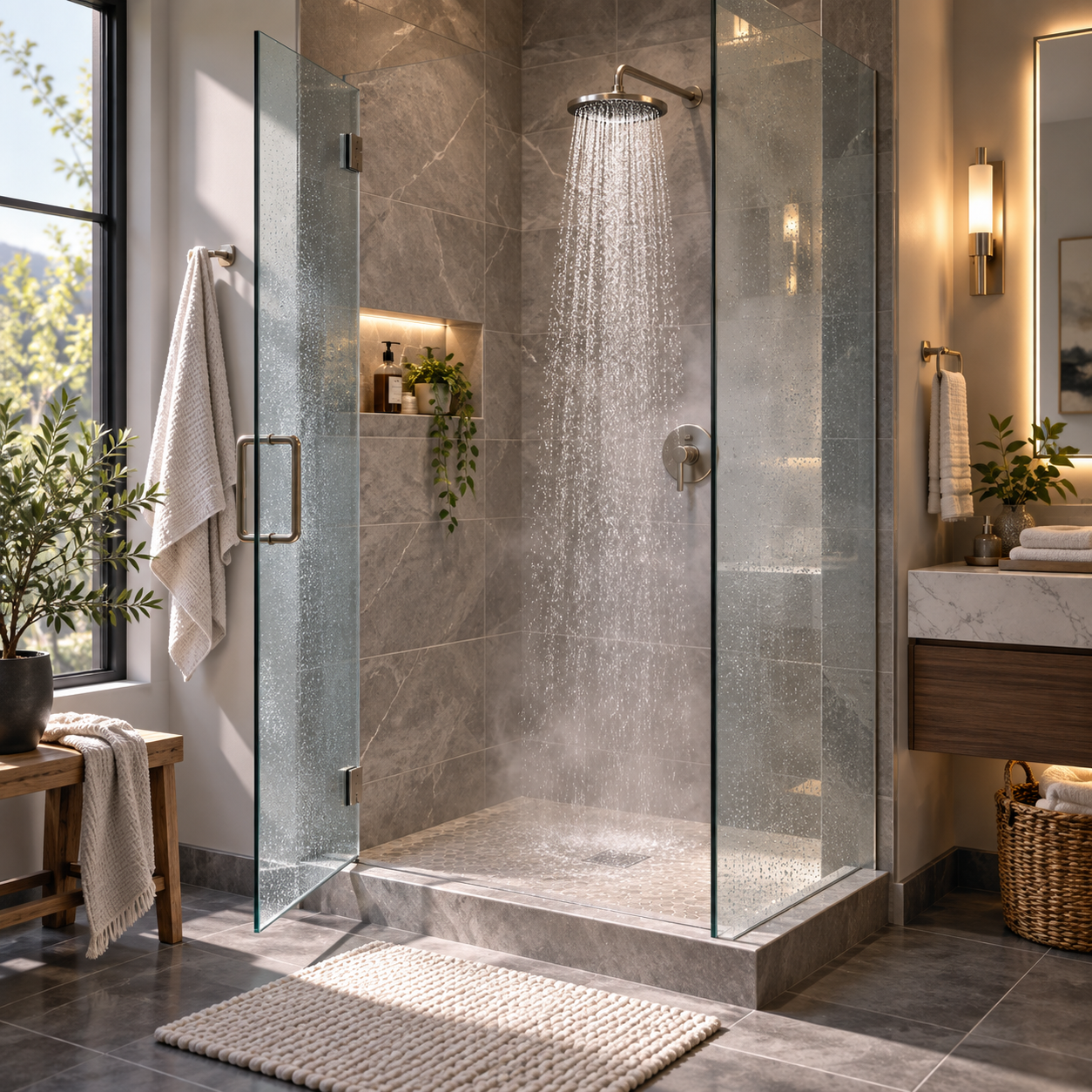 More enjoyable shower